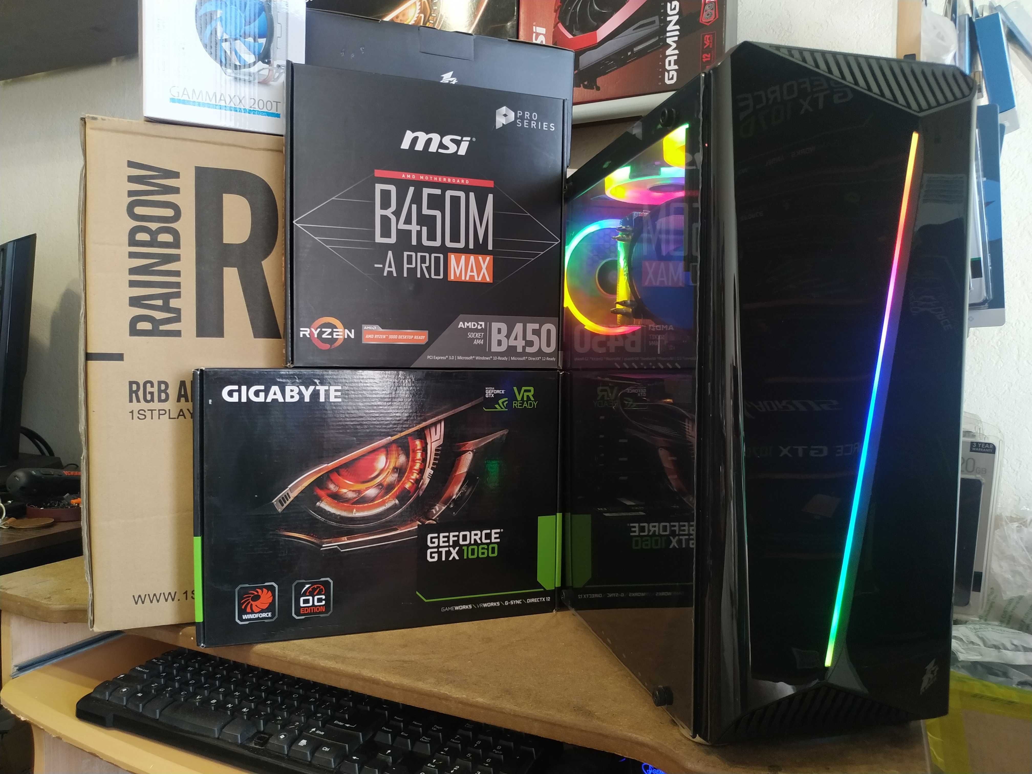 Потужний Ігровий ПК AMD RYZEN 5 3600 4.2Ghz, GTX 1060 6GB,16GB,SSD 1TB