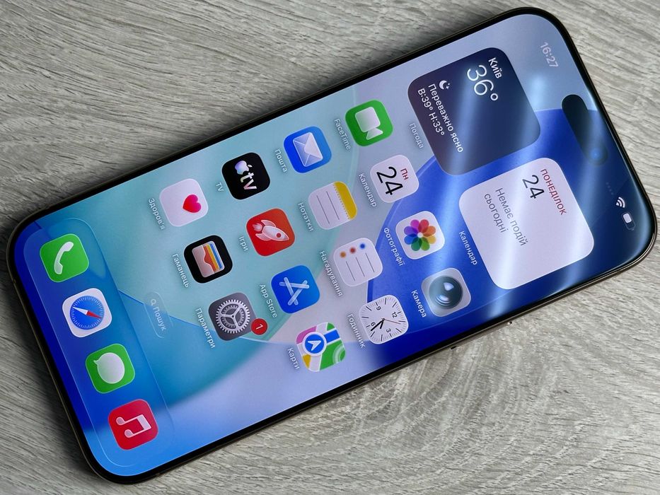 Apple iPhone 16 Pro Max 256GB Desert Titanium ІДЕАЛ 100% Фізична сімка