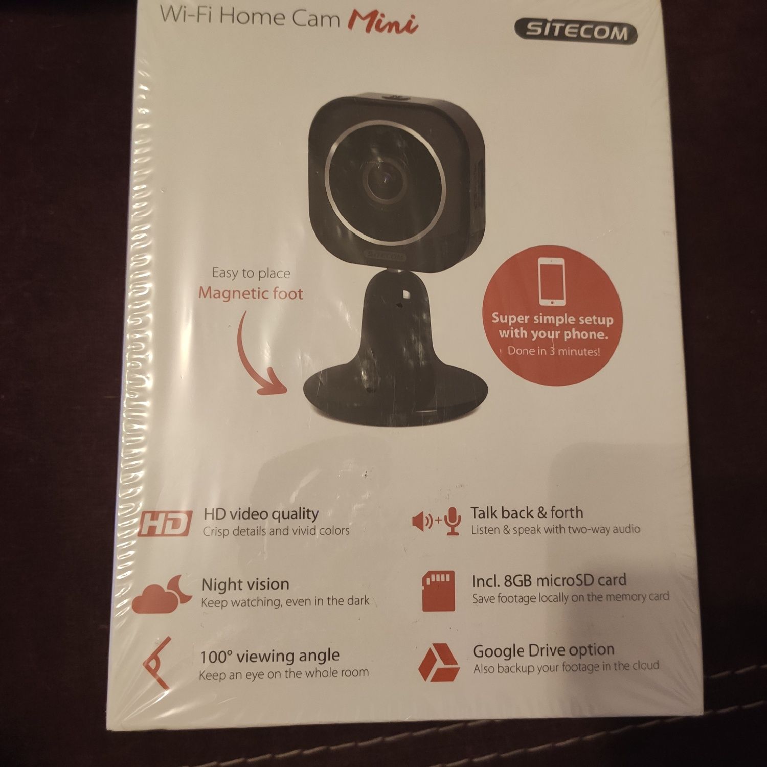 Sitecom WLC-1000 kamera IP Wi-FI czarna