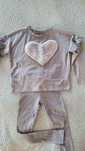 Komplet bluza+getry siwy zestaw