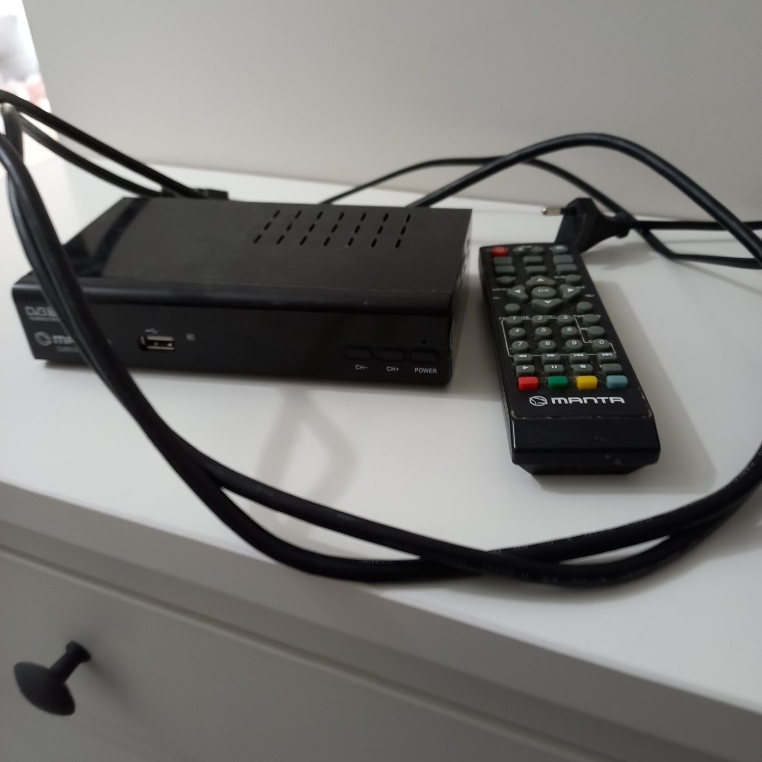 to dekoder DVB-T2, model Manta DVBT015.