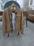 Casaco Cabedal Couro/Pele - Massimo Dutti (veste pequeno m)