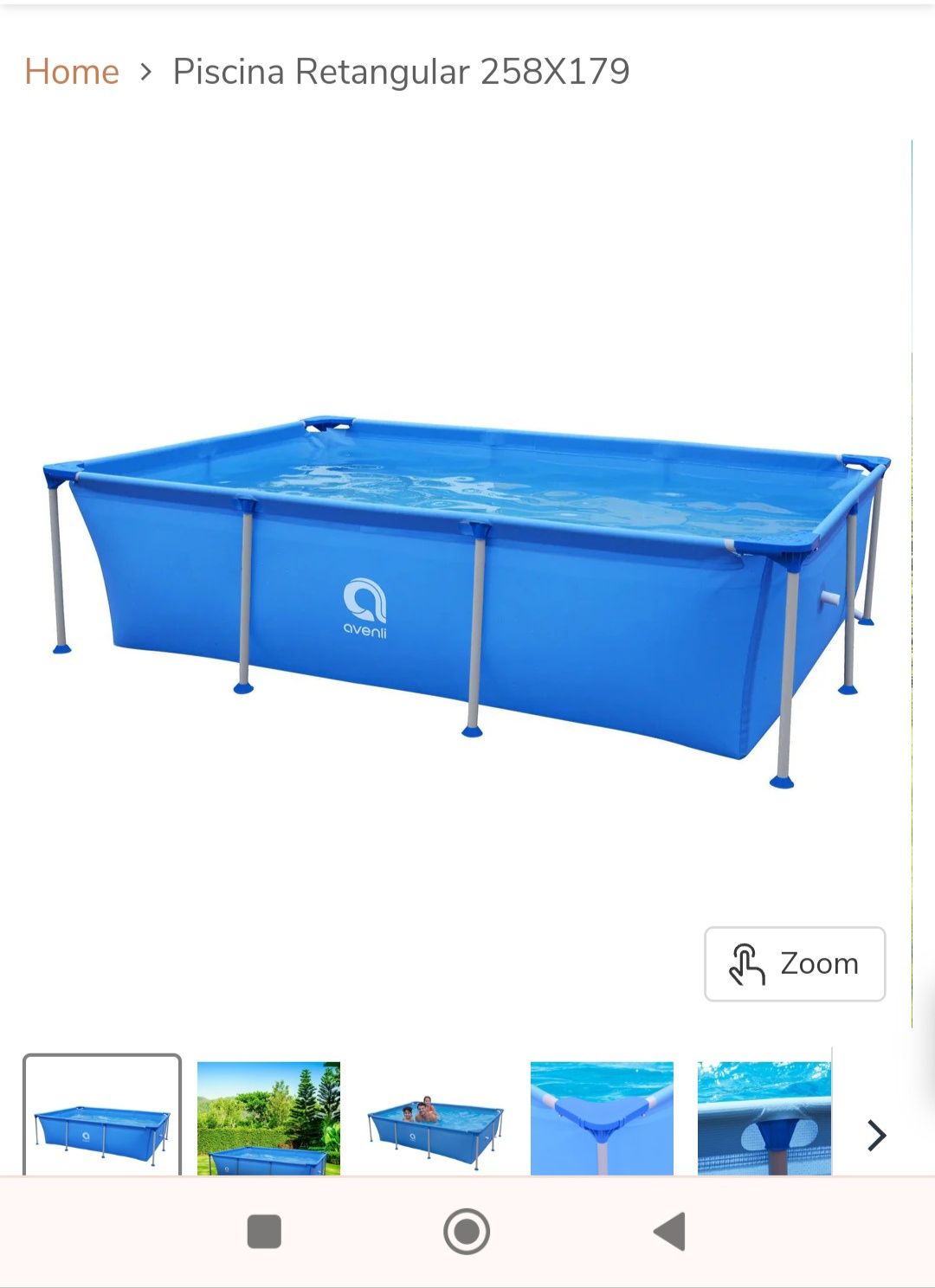 Piscina desmontável