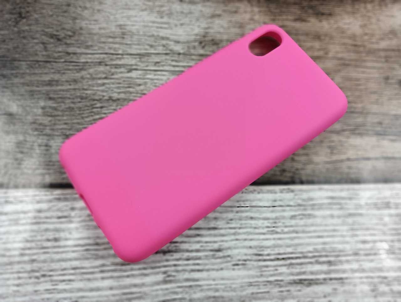 Etui Nakładka Solid Silicone do Xiaomi Redmi 7A + Szkło Hartowane