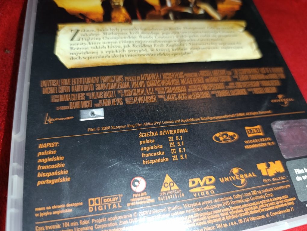Król Skorpion 2 Narodziny Wojownika DVD