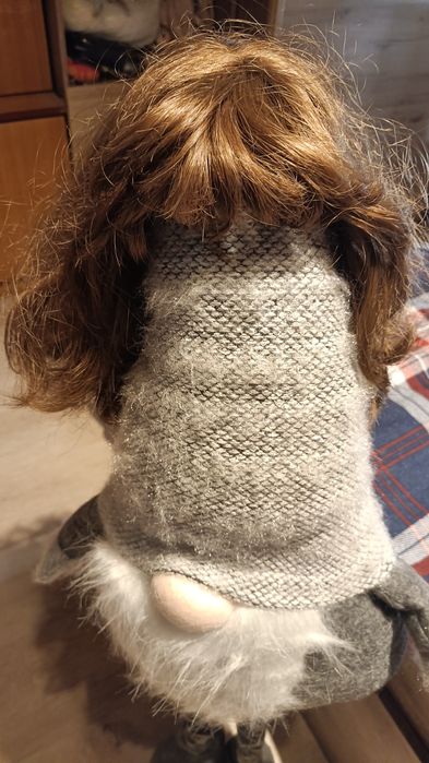 Peruka damska brąz karmelowy