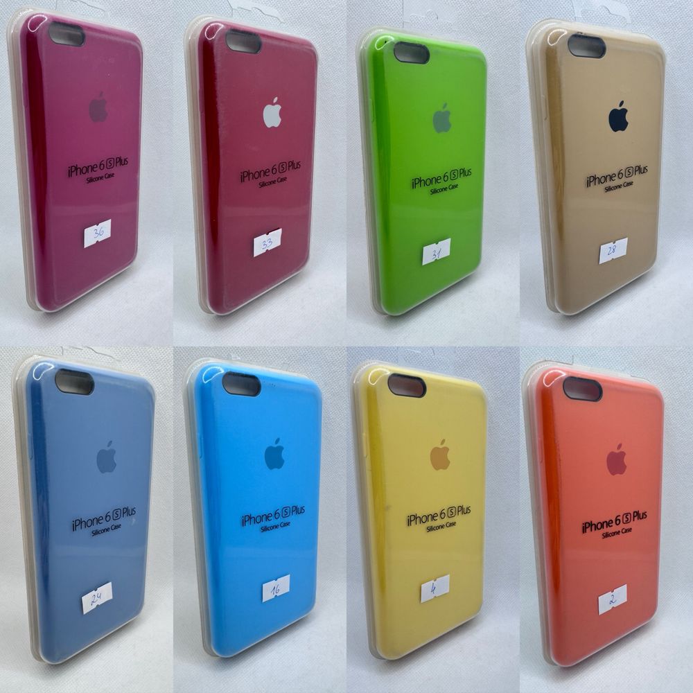 Чехол  Silicone cover для iphone айфон 6 7 8 plus и другие