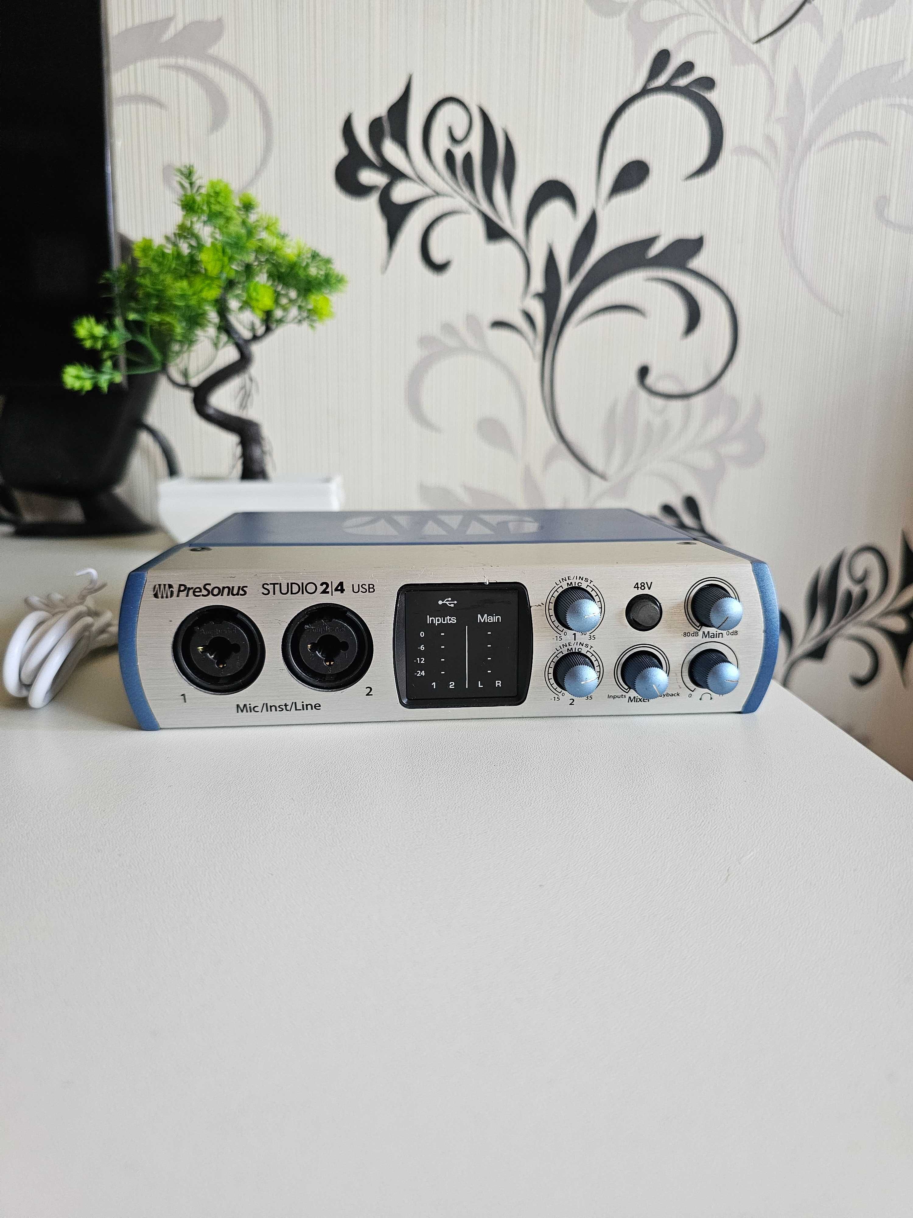 Аудіоінтерфейс / Звукова карта PreSonus studio 24c