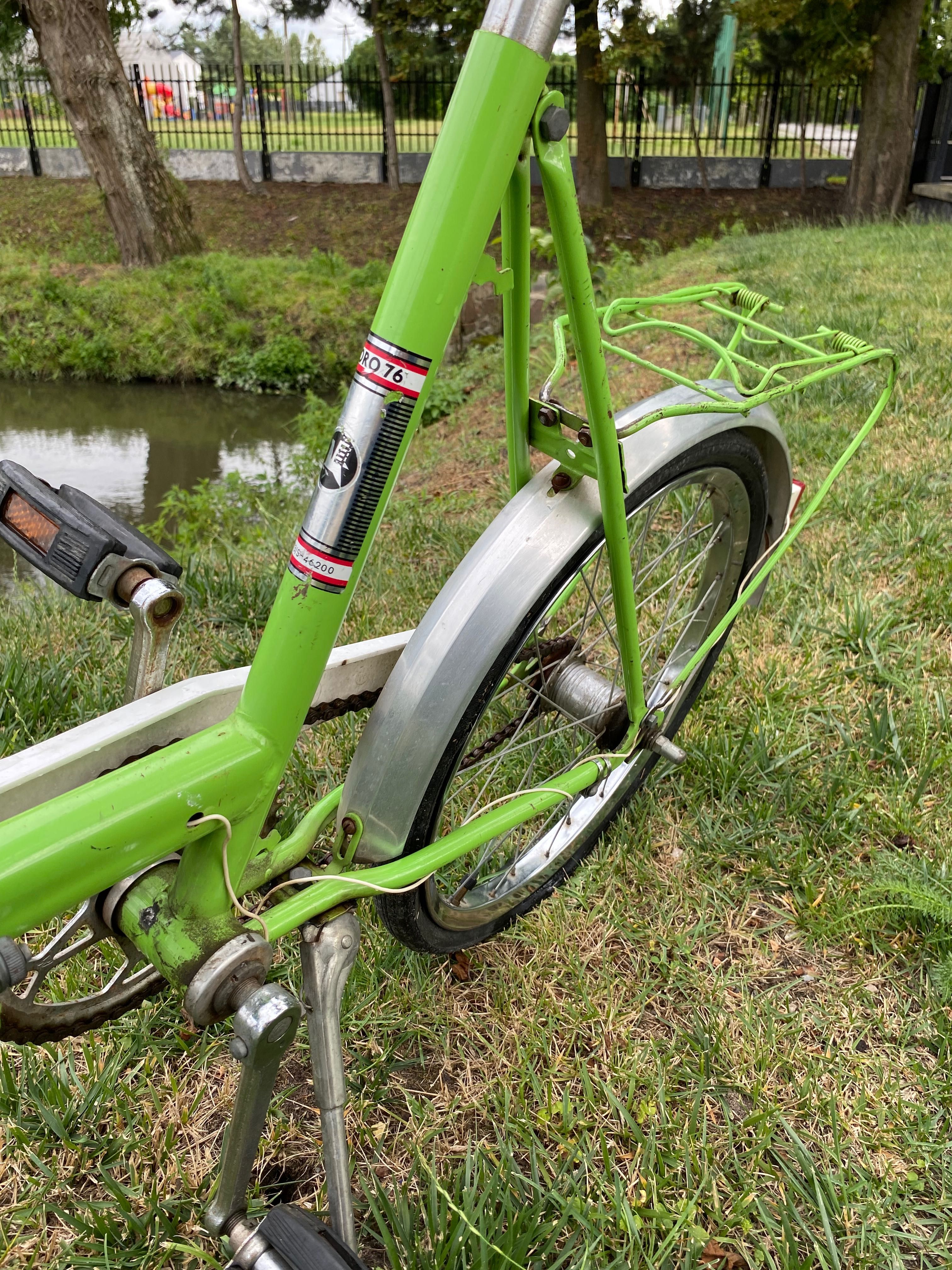 Romet Wigry 2 Universal, składak, zabytkowy rower z PRL