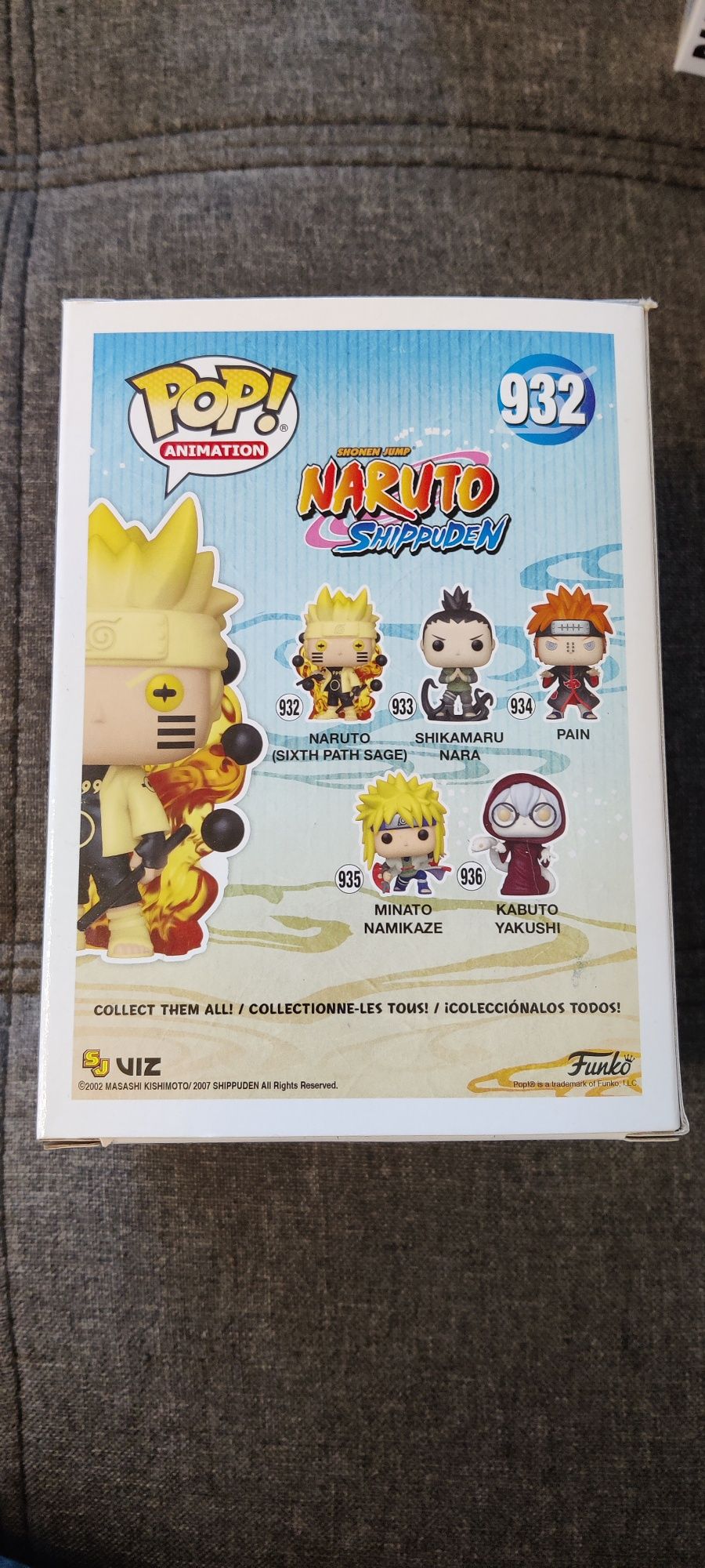 Oryginalny Funko pop Naruto Shippuden 932 sixth path Sage Gitd