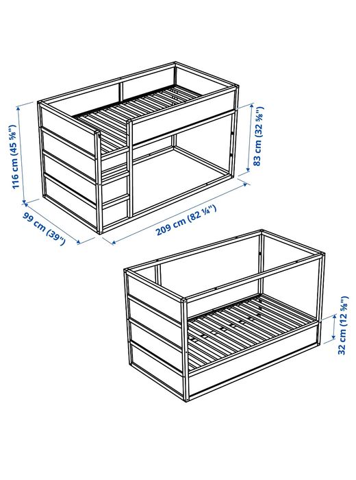 Cama criança beliche