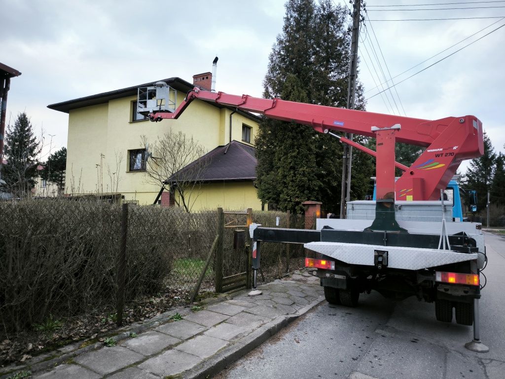 Podnośnik koszowy  18 i 27 M 300kg Łomianki i okolice Wynajem Hds