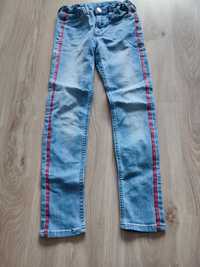 Jeansy dla dziewczynki H&M 134