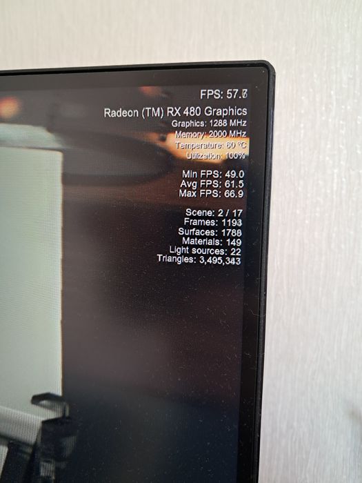 Видеокарта б\у XFX RED DEVIL RX480 8GB холодные отличное состояние