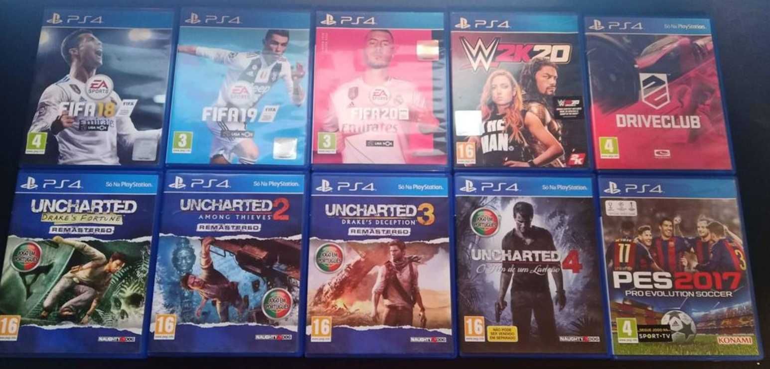 Vendo jogos da ps4 a 10€ cada um