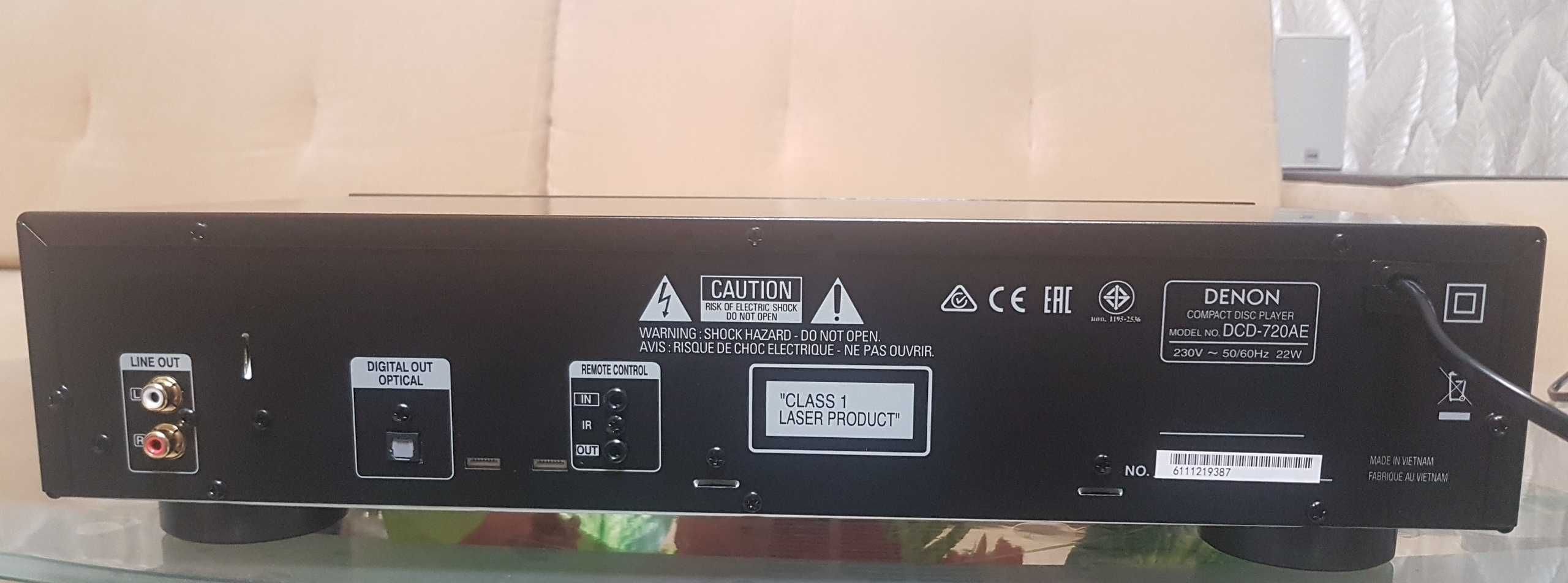 CD плеер Denon DCD-720 AE Optical,USB made in Japan/Vietnam