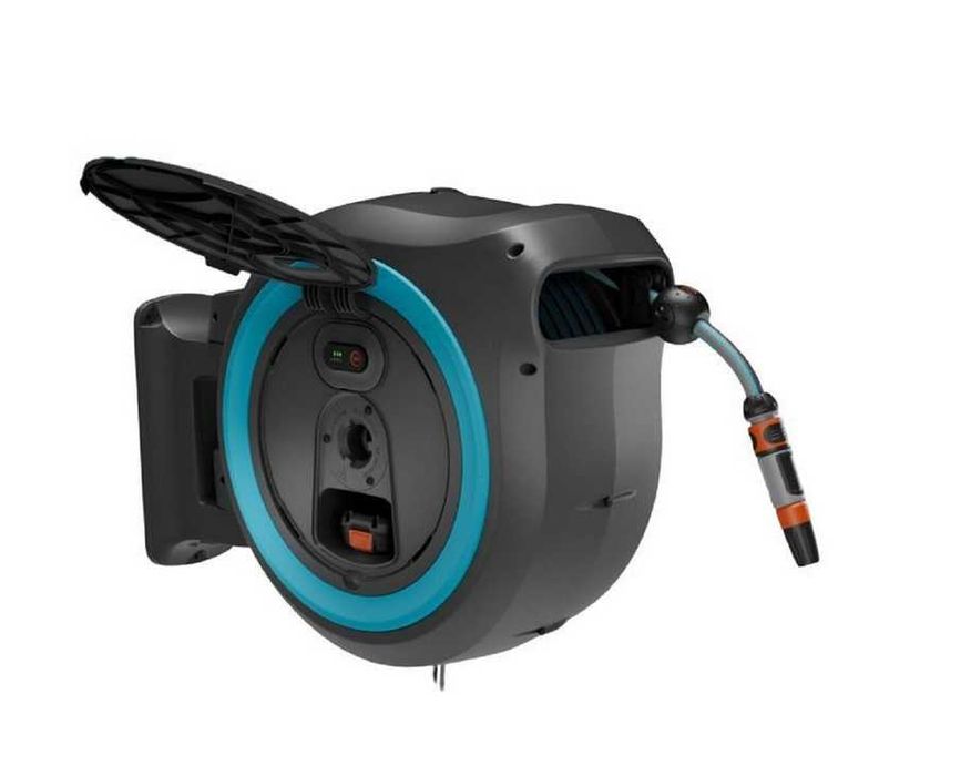 Wąż ogrodowy ścienny na bębnie z aku. Gardena   S-240