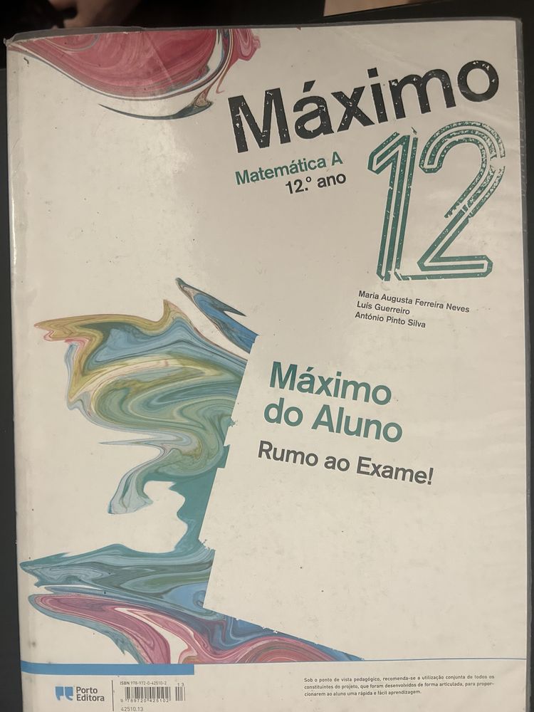 Caderno de atividades maximo 12 ano