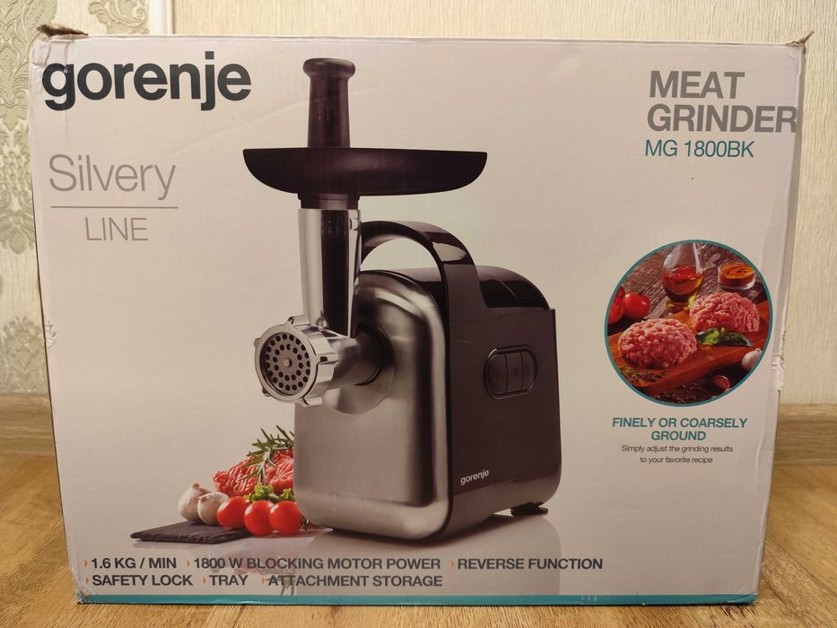 М'ясорубка GORENJE MG 1800 BK