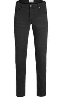 Spodnie męskie jeans JACK JONES slim Glenn czarne 32/32