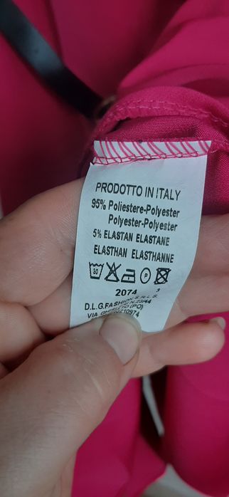 Śliczna sukienka fuksja do 104 biust nowa