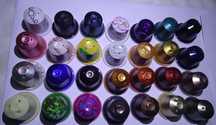 Capsulas de café Nespresso limpas para artesanato