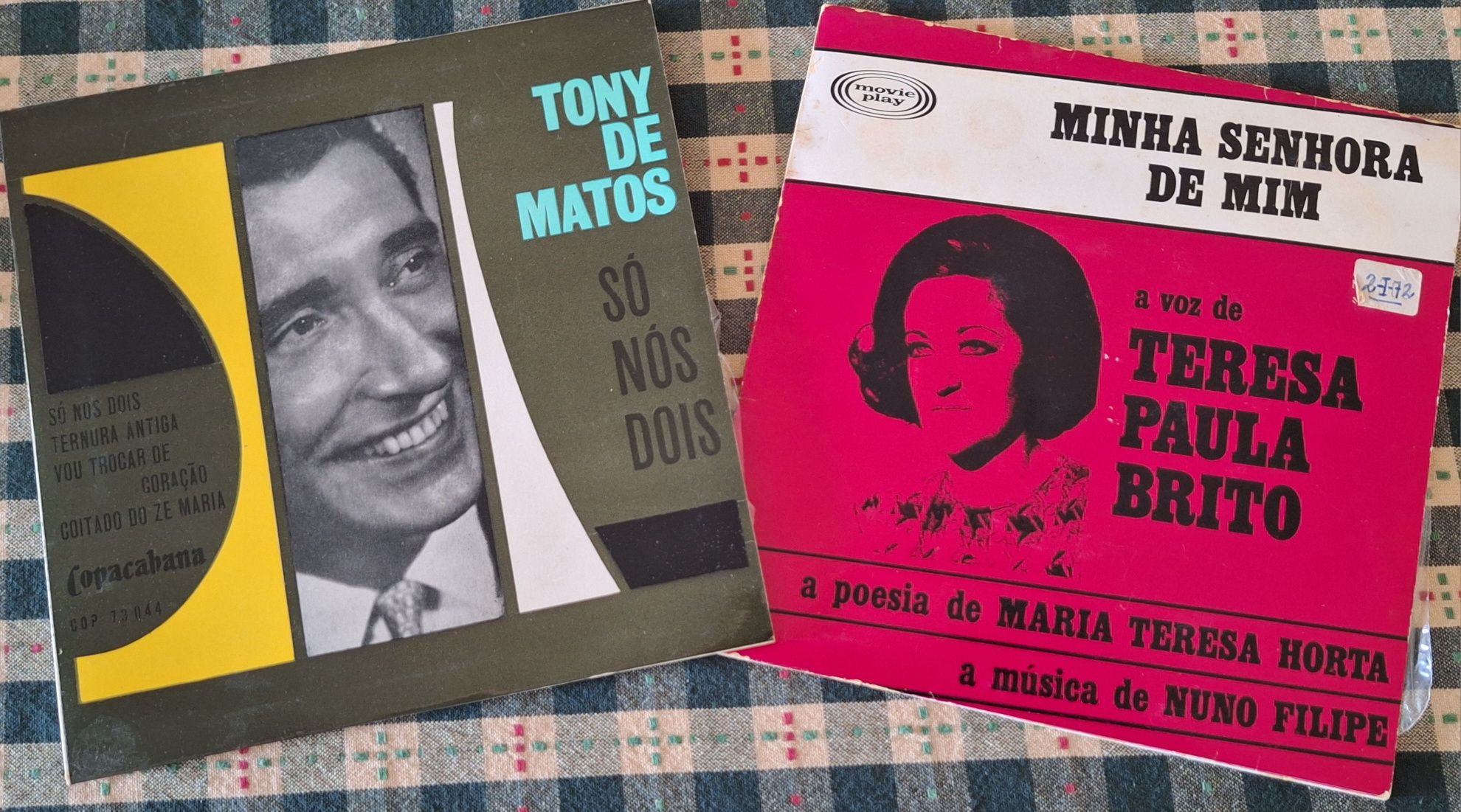 Vinis 45rpm fado anos 50/60