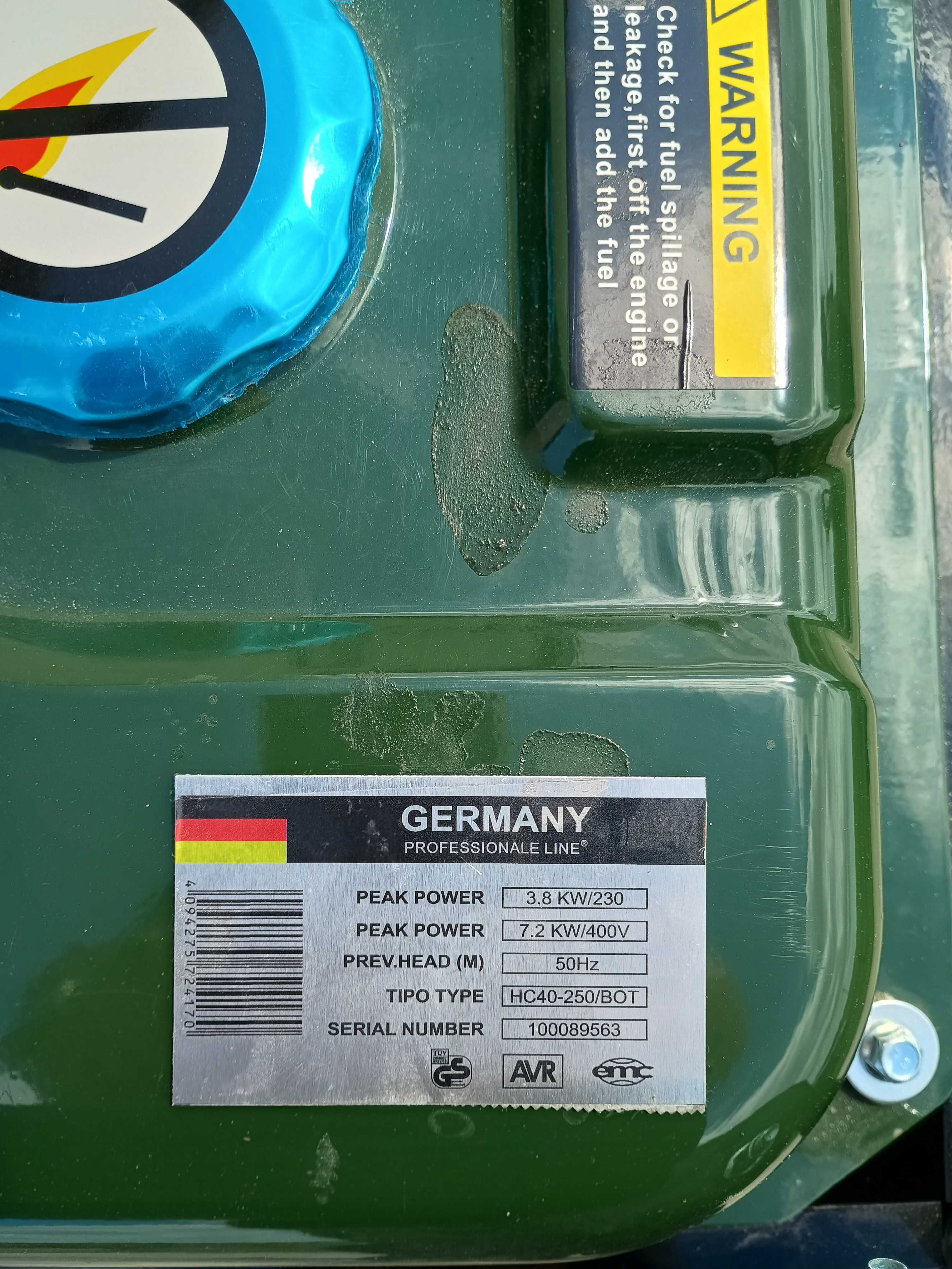 Agregat prądotwórczy MAYERS VTX 7020 7,2 KW