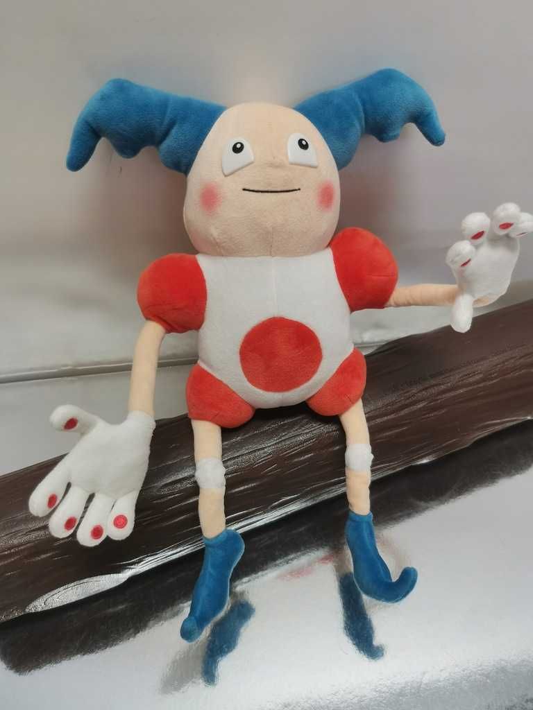 POKEMON Mr.Mime oryginalna duża 37cm maskotka WCT Detektyw Pikachu