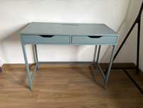 Rezerwacja/Biurko Ikea Alex ciemnozielone 100x48