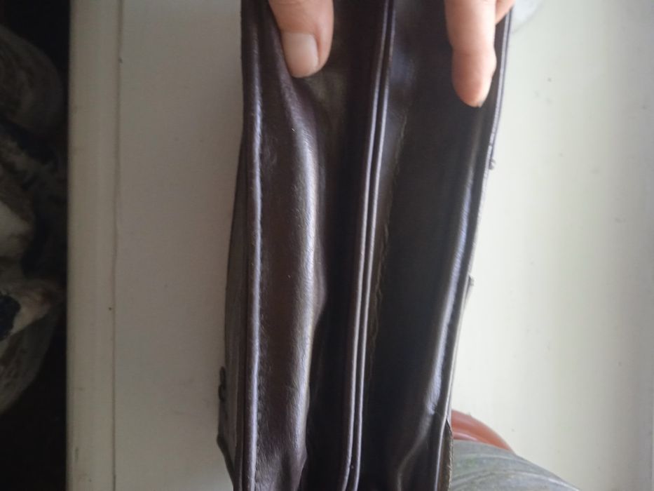 Барсетка,кожаная