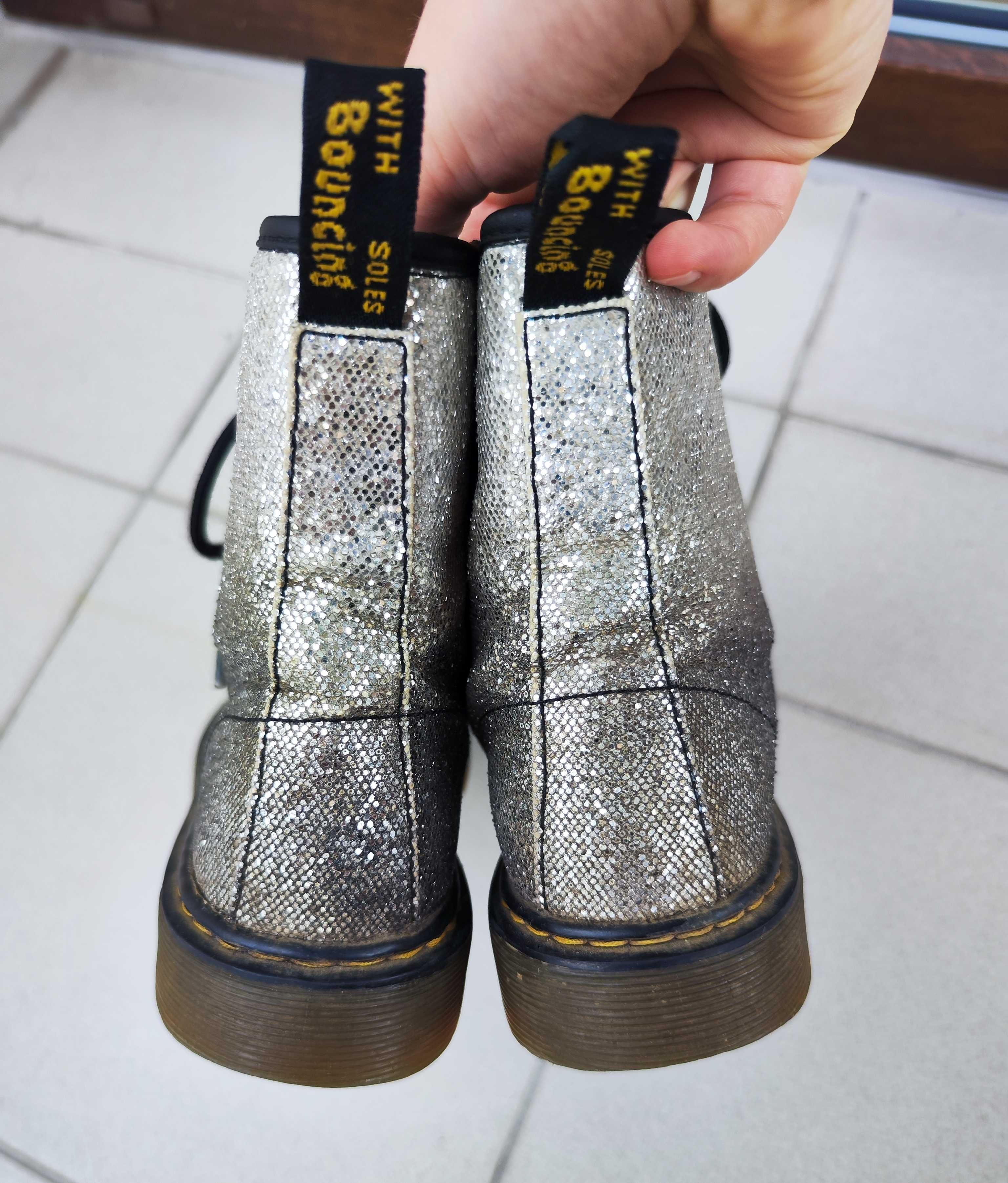 Buty Martens 1460 Glitter Y Glany damskie r. 38