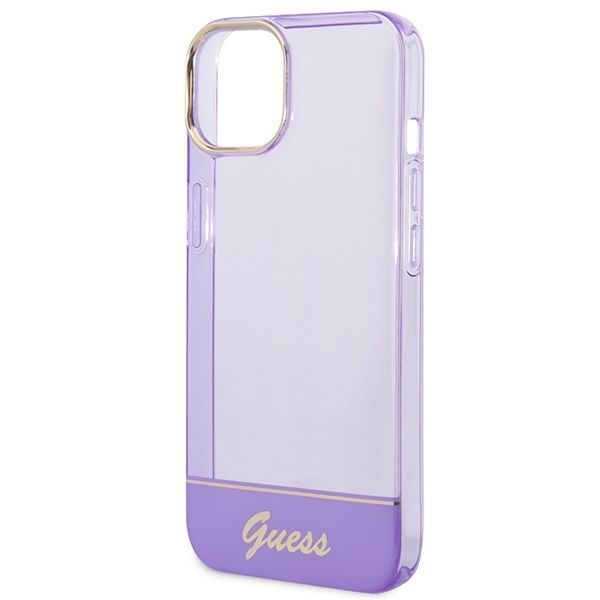 Etui Guess Translucent iPhone 14+/15+ 6.7" Fioletowe