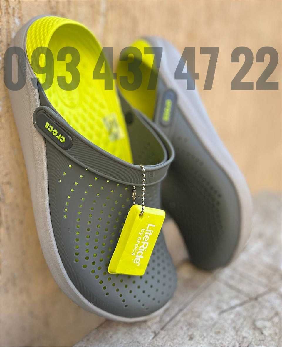 Чоловічі Крокси LiteRide Clog Army Green/White Crocs LiteRide