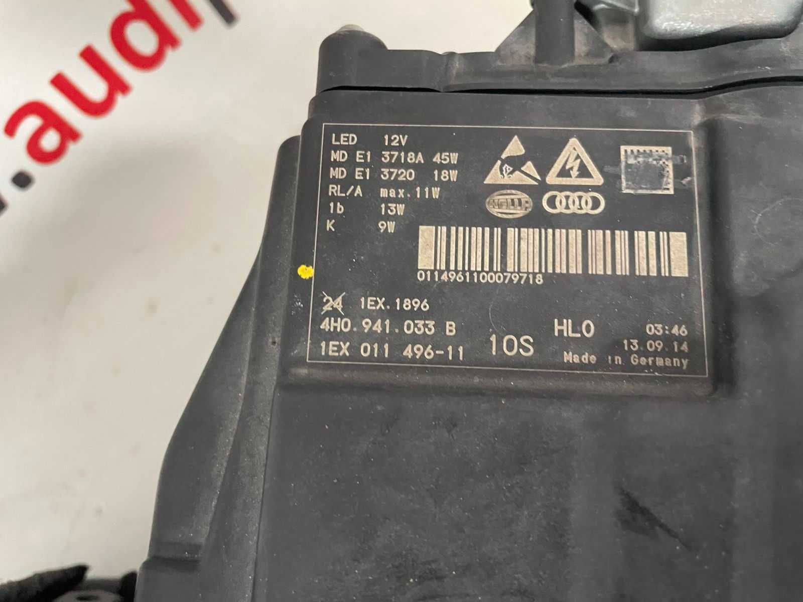 A8 D4 Full LED фары фул лед рестайл фари фара А8 Д4 В НАЛИЧИИ