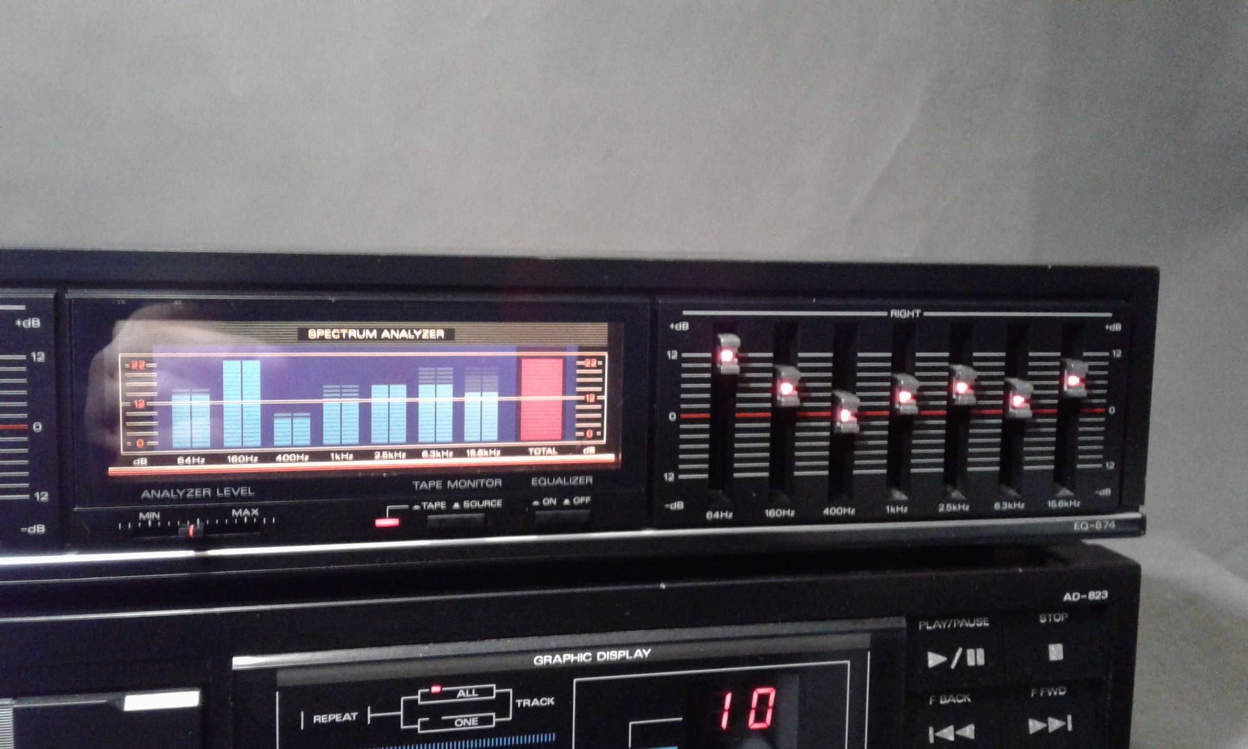 FISHER EQ-874,korektor graficzny,cd gratis