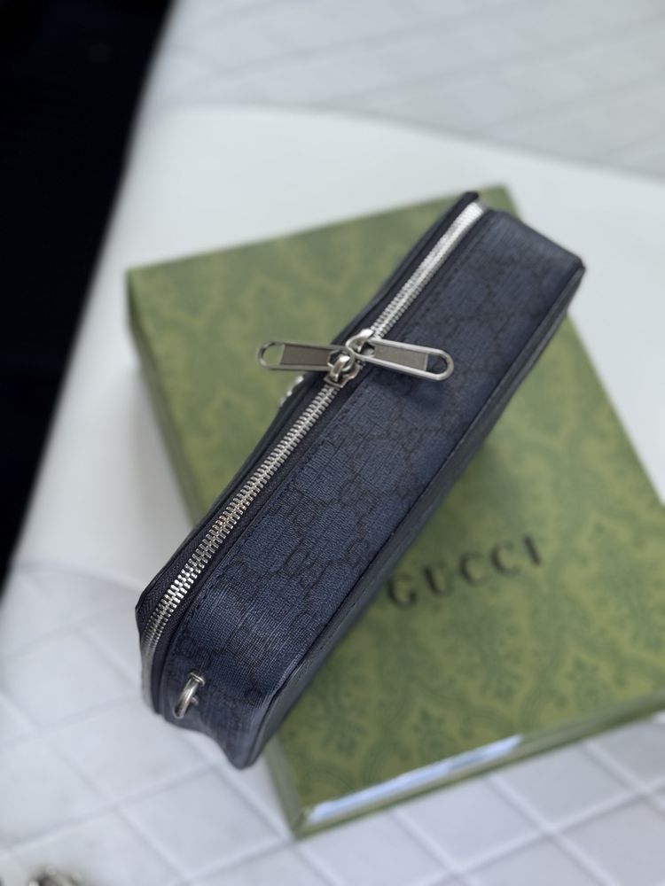 Стильна чоловіча мужская сумка барсетка Gucci