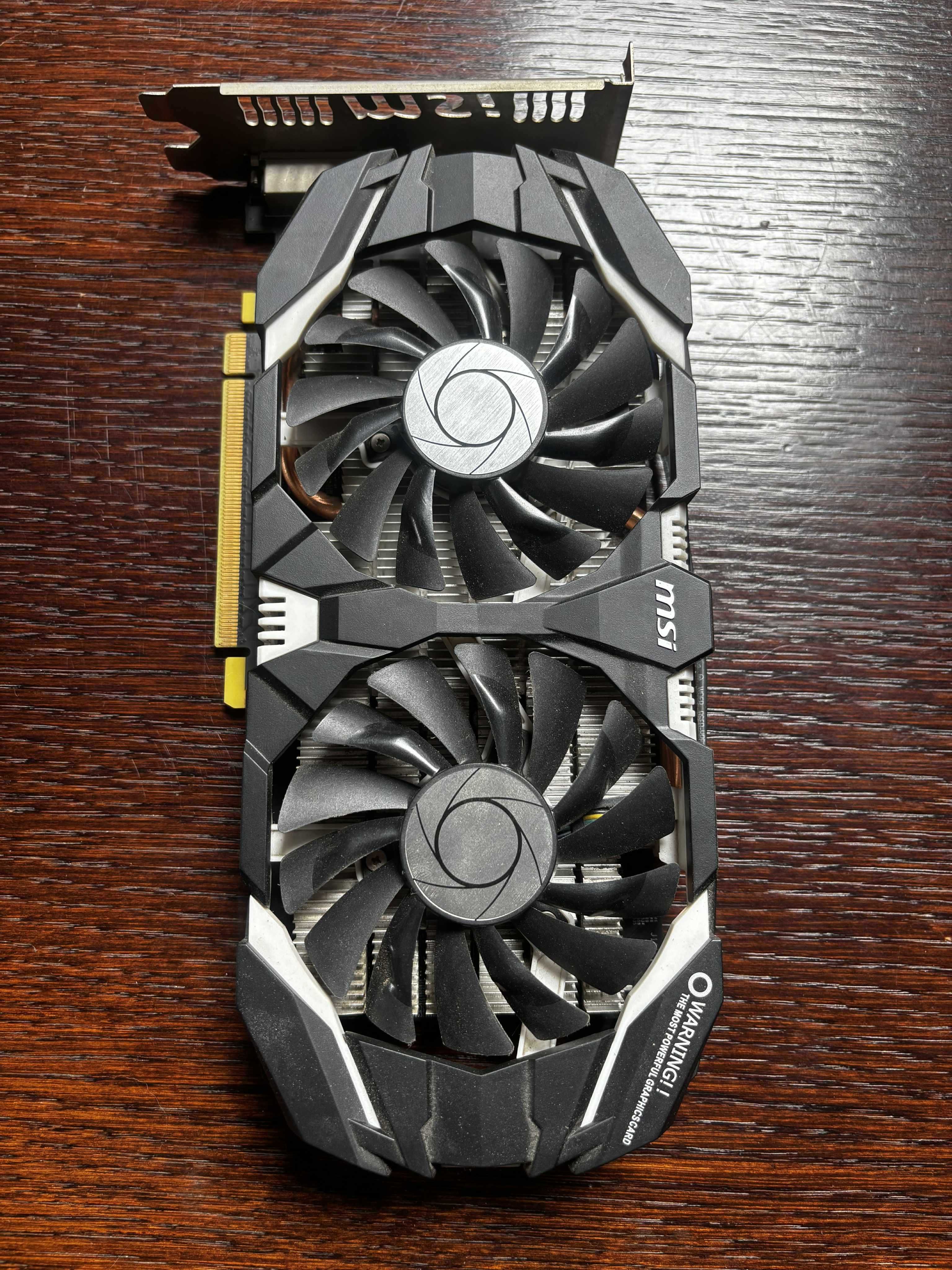 MSI GeForce GTX 1060 3GT OC 3GB GDDR5