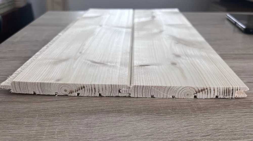 Boazeria, podbitka świerk klasa AB 14x121 V-faza BRUTTO!