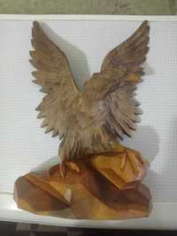 для дома. резной деревянный большой орел (пепелник)