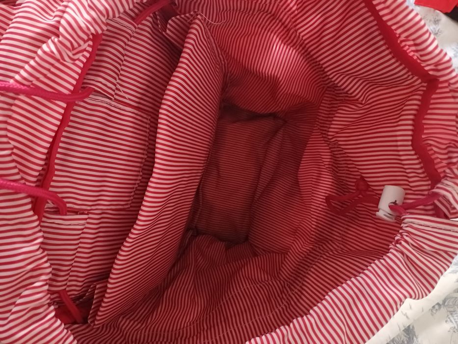 Plecak dziewczęcy szkolny 22l Beckmann różowy Worek kapcie lunchbox