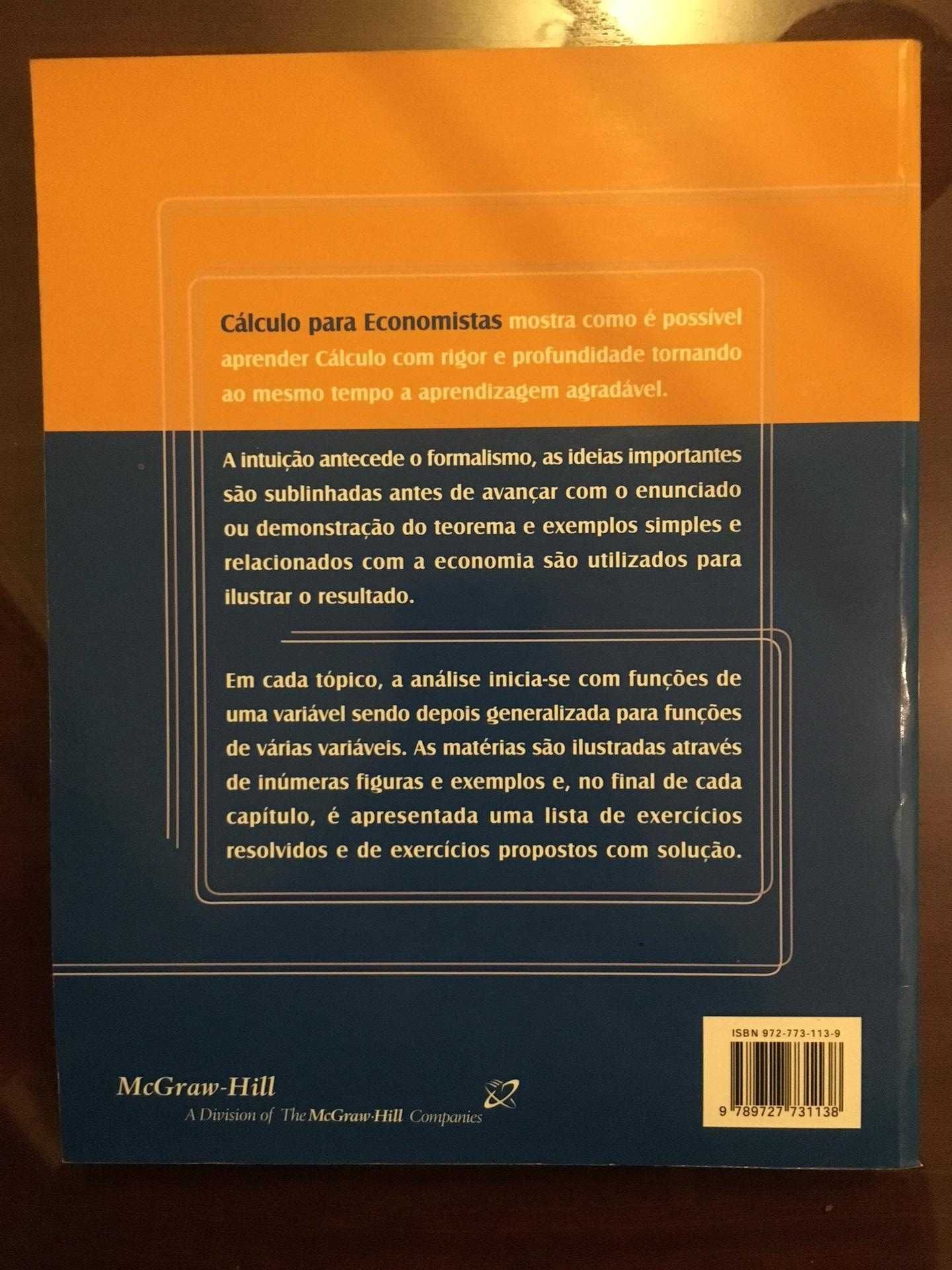 Livro Cálculo para Economistas - Cesalina Pires