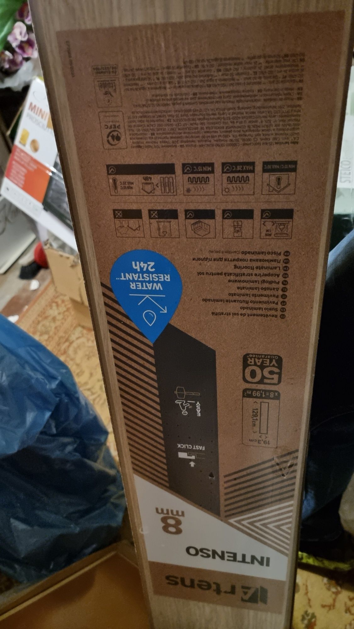 Panele laminowany intenso 2m2 dab sonoma dąb jasno beżowe