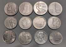 Stary PRL 10 złotych 1959 - 1972, Zestaw 12 sztuk