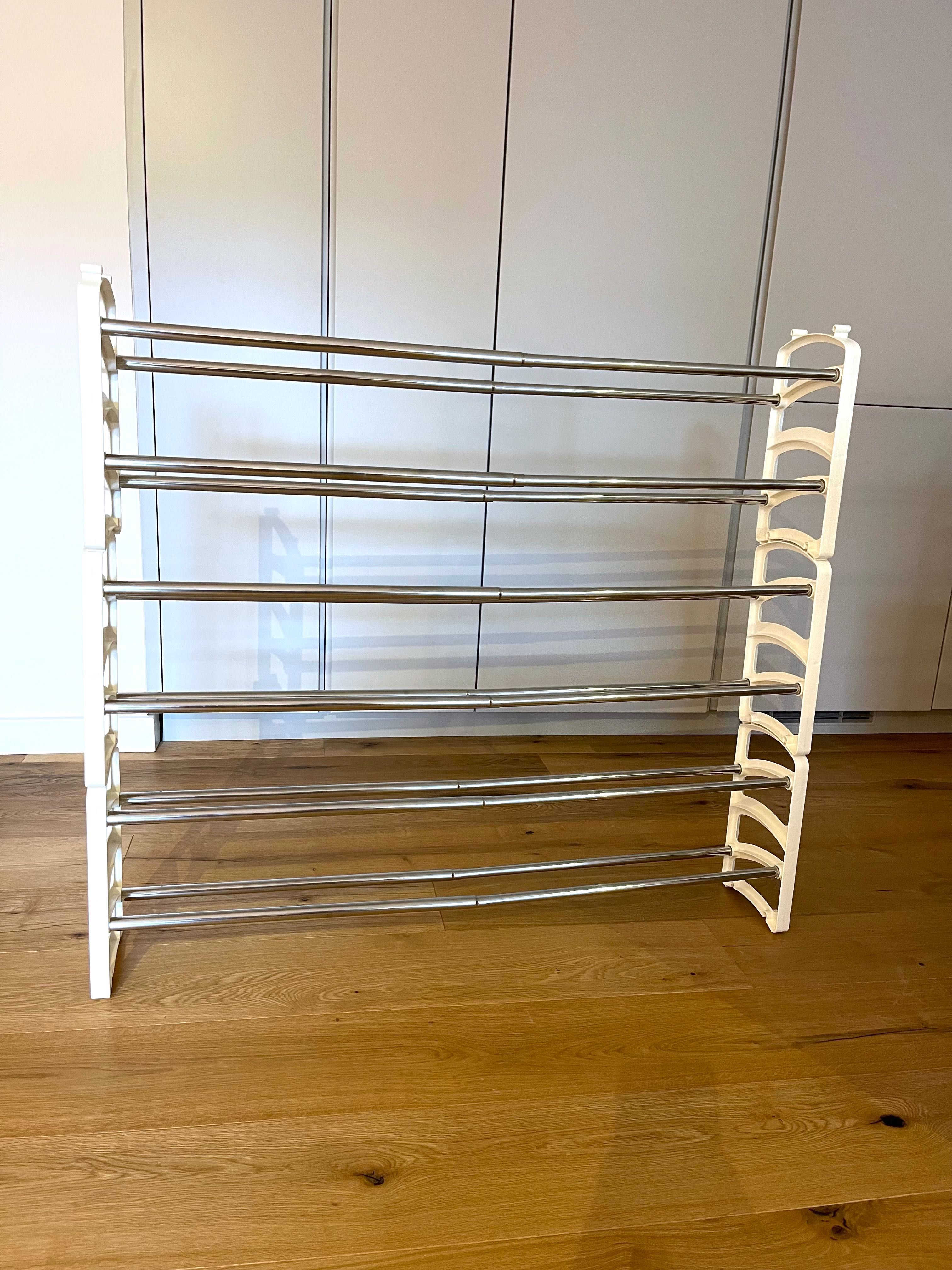 3 x LA REDOUTE Sapateira extensível e empilhável, 2-6 prateleiras