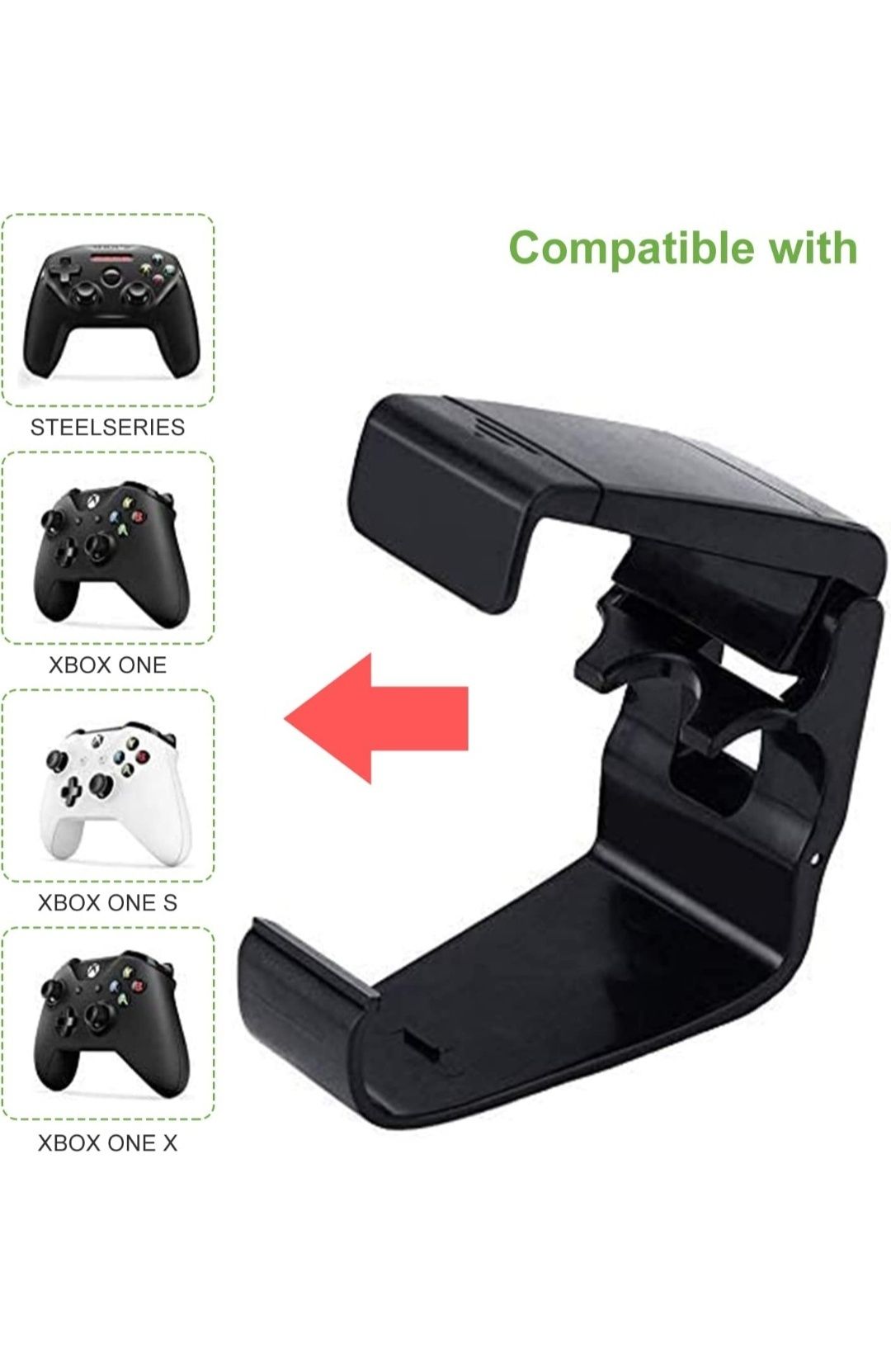 Nowy uchwyt na telefon iPhone/Samsung,Sony z klipsem Xbox kontroler