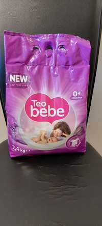 дитячий пральний порошок teo bebe 2,4кг гіпоалергенний сміттєві пакети