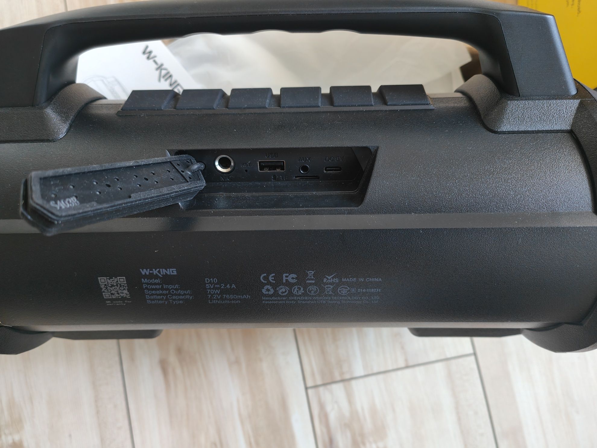 W-KING D-10  Bezprzewodowy głośnik bluetooth gitara mikrofon 70 w JBL