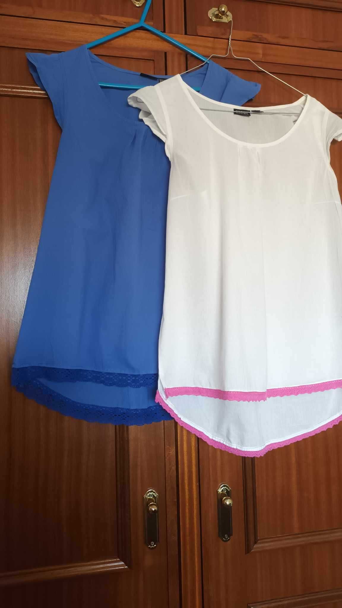 2 blusas com renda