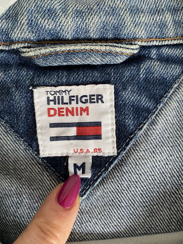 Kurtka jeansowa Tommy Hilfiger (M) - 100% bawełna!